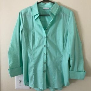 Mint Green Button Down Shirt